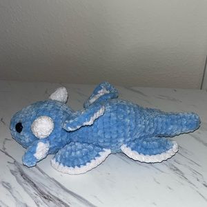 Blue Baby Dragon Crochet Plushie